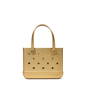 Luxury Modern Refined Bitty Bogg Bag - Metallic Goldie