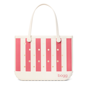 Artisan Original Bogg Bag - Capri Coral Stripe - Design Series