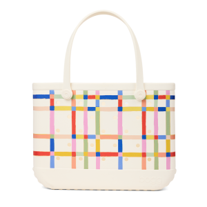 Original Bogg Bag - Red. White and Plaid - Premium Collection