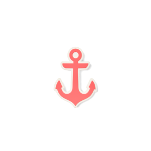 Luxury Modern Bogg Bit  - Capri Coral Anchor - Artisan Series