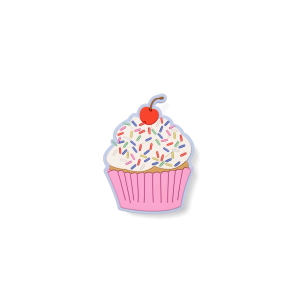 Bogg Bit  - Sprinkle Cupcake - Special Edition Artisan Series