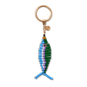 Trendsetting Bogg'd & Charmed  - Beaded Fish Blue/Green