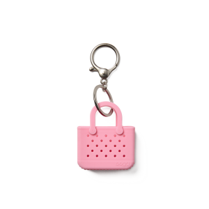 Essential Heritage Artisan Tiny Tote Keychain - Blowing Pink Bubbles